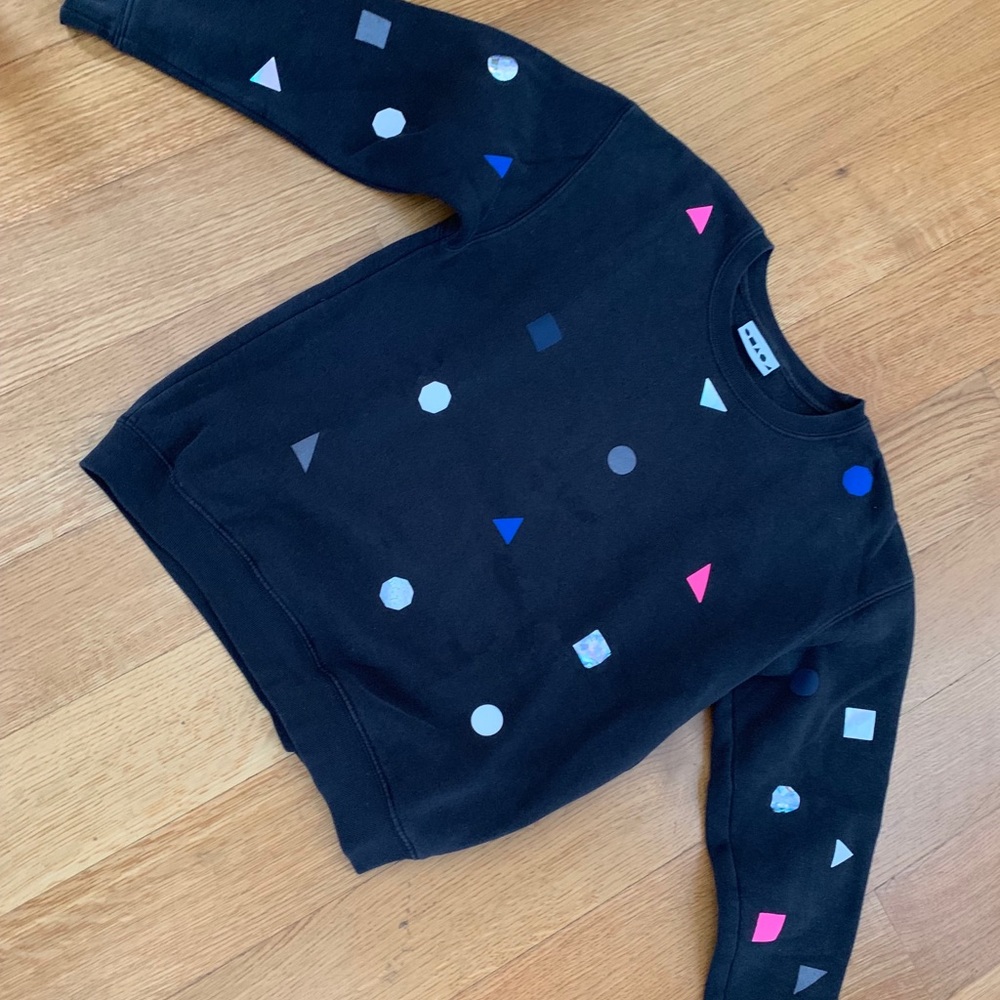 Girls/Boys Sweat Top Black size 7-8